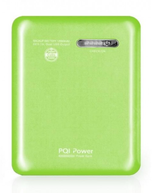 Pqi - Power Bank - 12000 Mah - Green