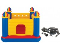 قلعة انتكس لعب و نط للأطفال قابلة للنفخ مع منفاخ هواء كهربائي